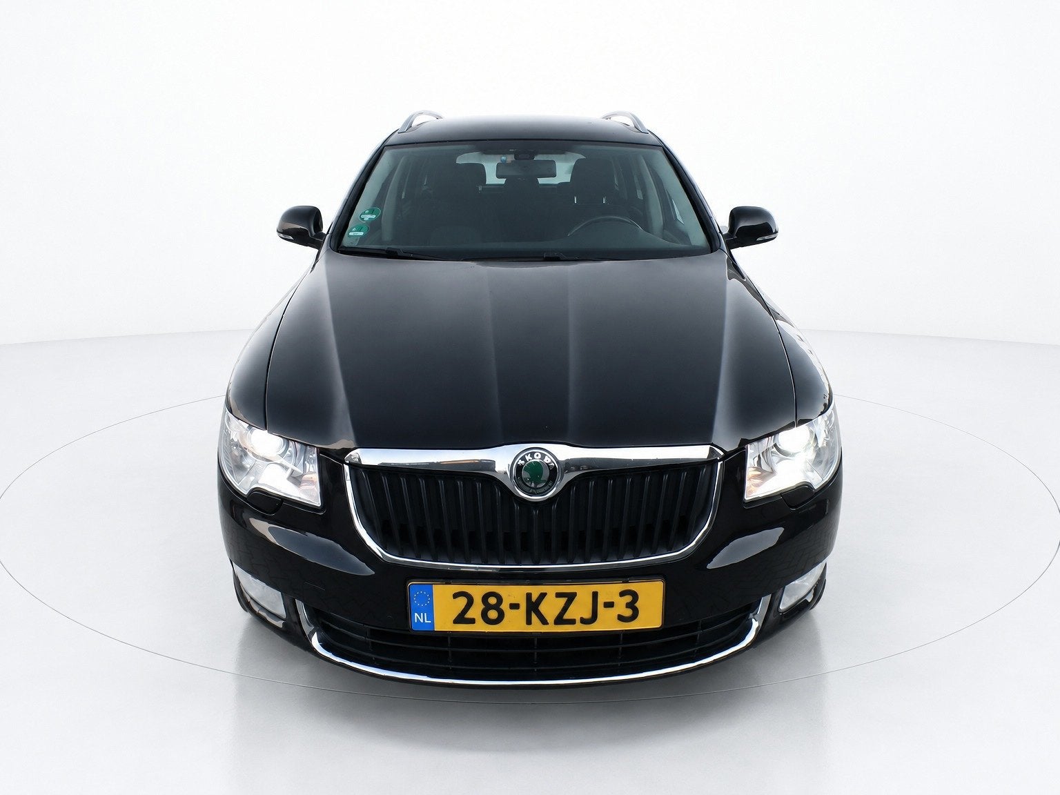 Skoda Superb Combi 1.8 TSI Ambition Business Line DSG-Clima-, Euro 5, Stof, Gebruikt, Zwart