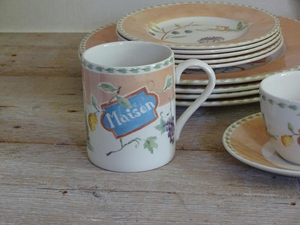 Servies, Engels, Royal Stafford CAFE PROVENCE, z.g.a.n., Antiek en Kunst, Antiek | Servies los, Ophalen of Verzenden