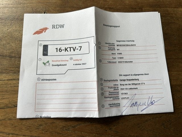 Foto 2 van Ford C-MAX 1.8-16V 2010 nwe Apk 4 x nwe All Season banden tr
