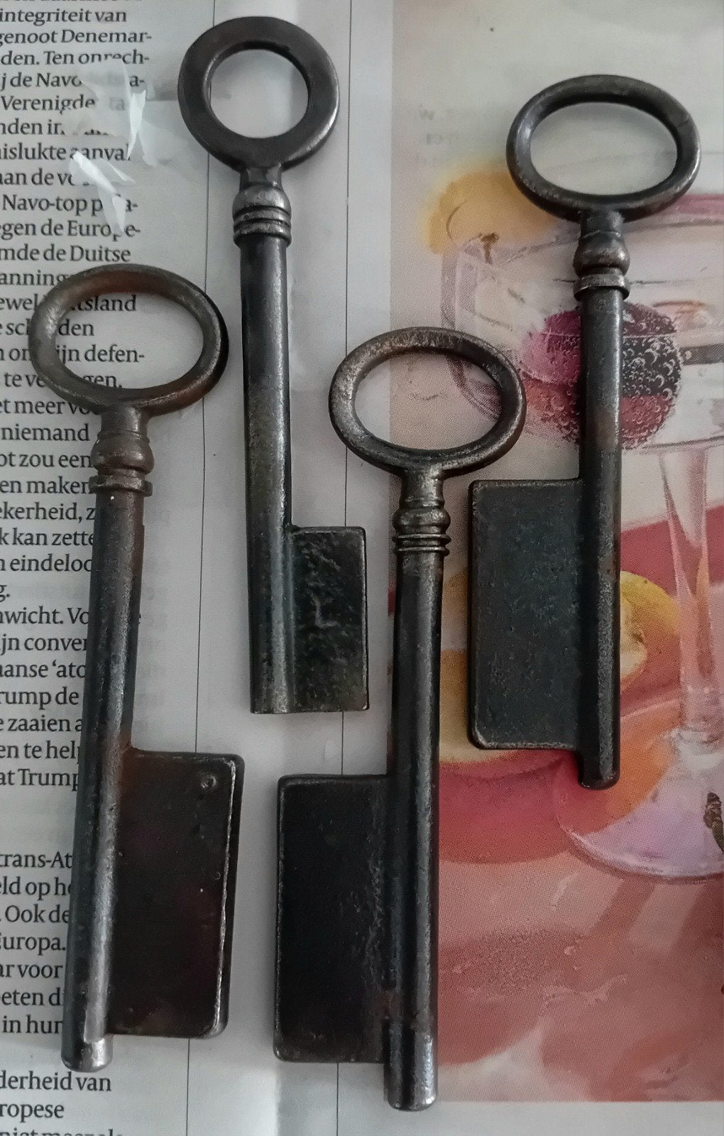 Oude sleutels te koop., Hobby en Vrije tijd, Overige Hobby en Vrije tijd, Gebruikt, Ophalen