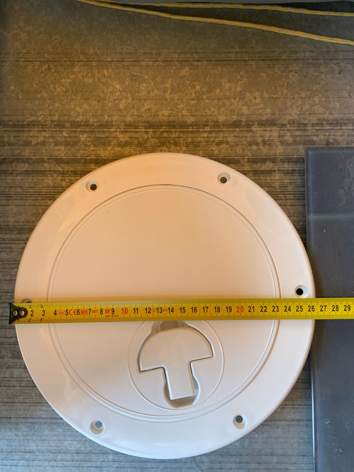 Deksel voor inspectieluik of tankdop, wit, 28 cm, Ophalen of Verzenden, Nieuw, Overige typen