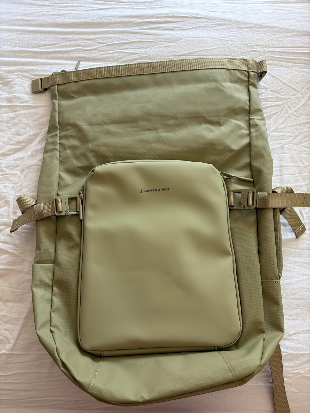 Kapten & Son Lisbon Pro Rugzak - Zo goed als nieuw, Sieraden, Tassen en Uiterlijk, 25 tot 40 cm, Ophalen of Verzenden, Zo goed als nieuw