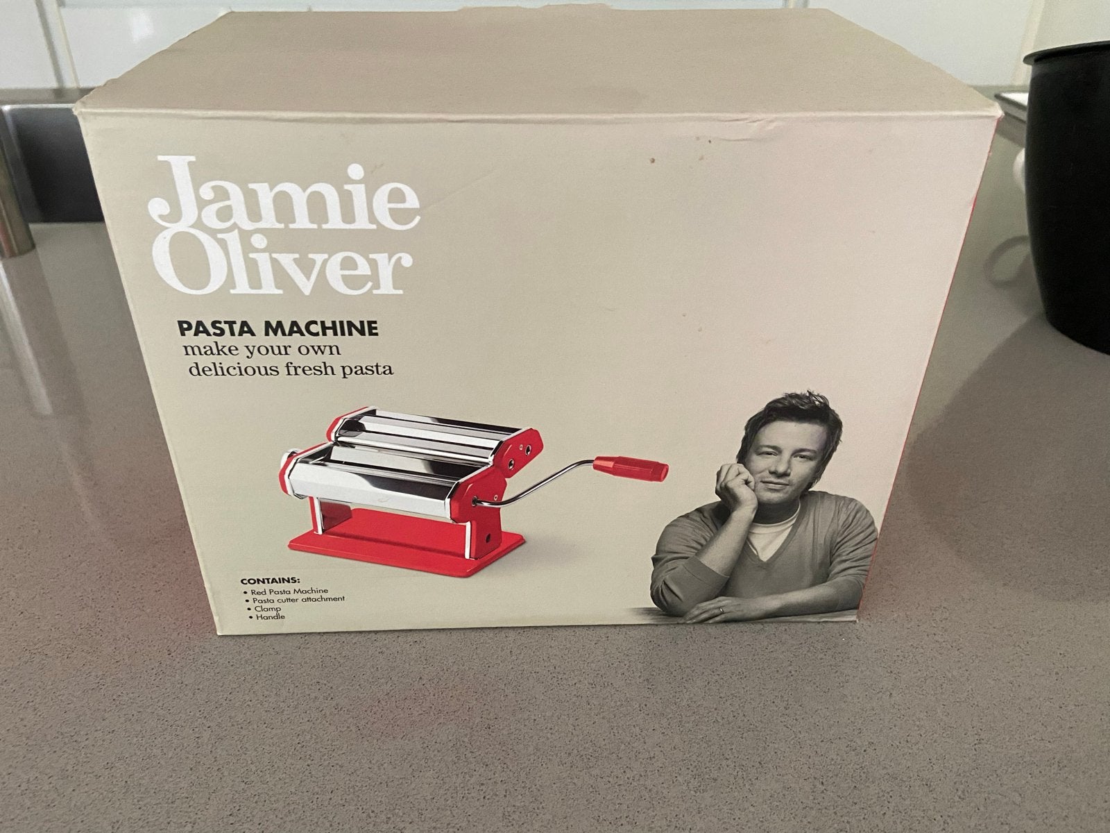 Jamie Oliver Pastamachine - Maak zelf verse pasta, Minder dan 1 liter, Ophalen of Verzenden, Nieuw, 3 snelheden of meer