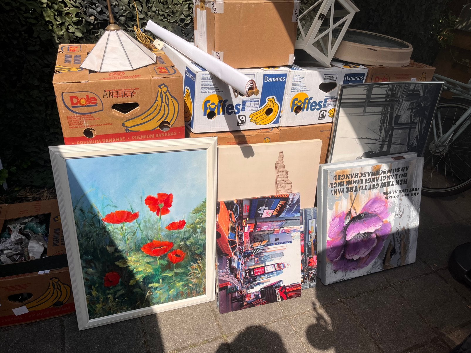 17 dozen rommelmarkt spullen, Ophalen, Gebruikt