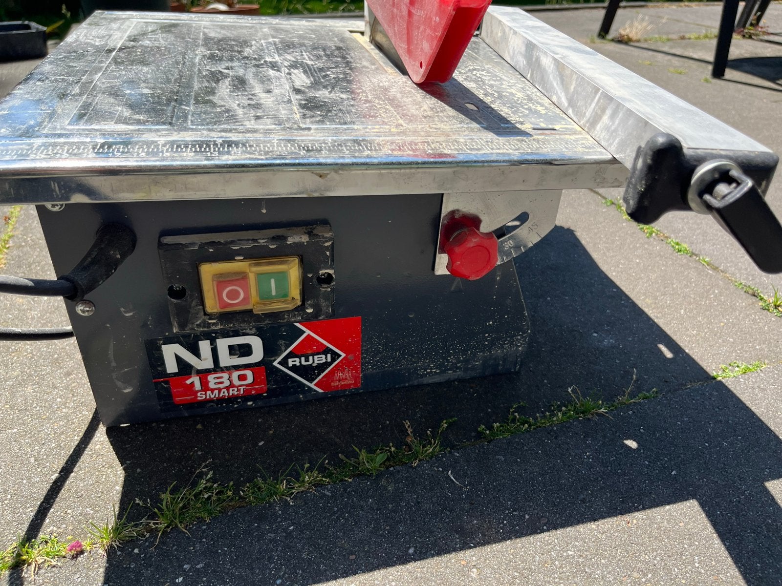 Rubi ND-180 Smart Tegelzaag, Doe-het-zelf en Verbouw, Gereedschap | Zaagmachines, Gebruikt, Overige typen, Minder dan 600 watt