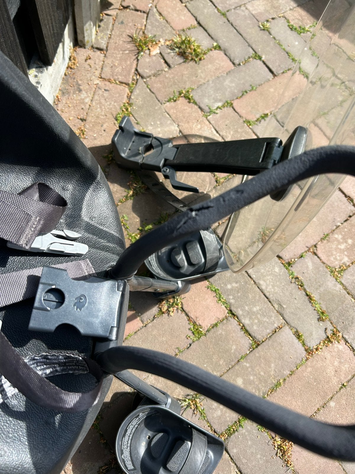 Thule Yepp Mini voorzitje met windscherm, Fietsen en Brommers, Ophalen, Voorzitje, 0 t/m 13 kg, Gebruikt