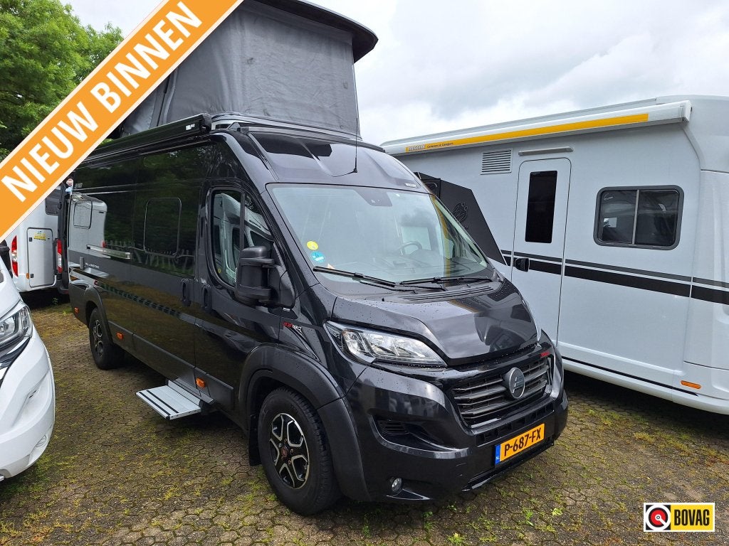 Hymer Yellowstone 636 180PK-AUTOMAAT+LEVELSYSTEEM+SLAAPDAK, Caravans en Kamperen, Campers, Automaat, Ringverwarming, Fiat, Tot en met 2