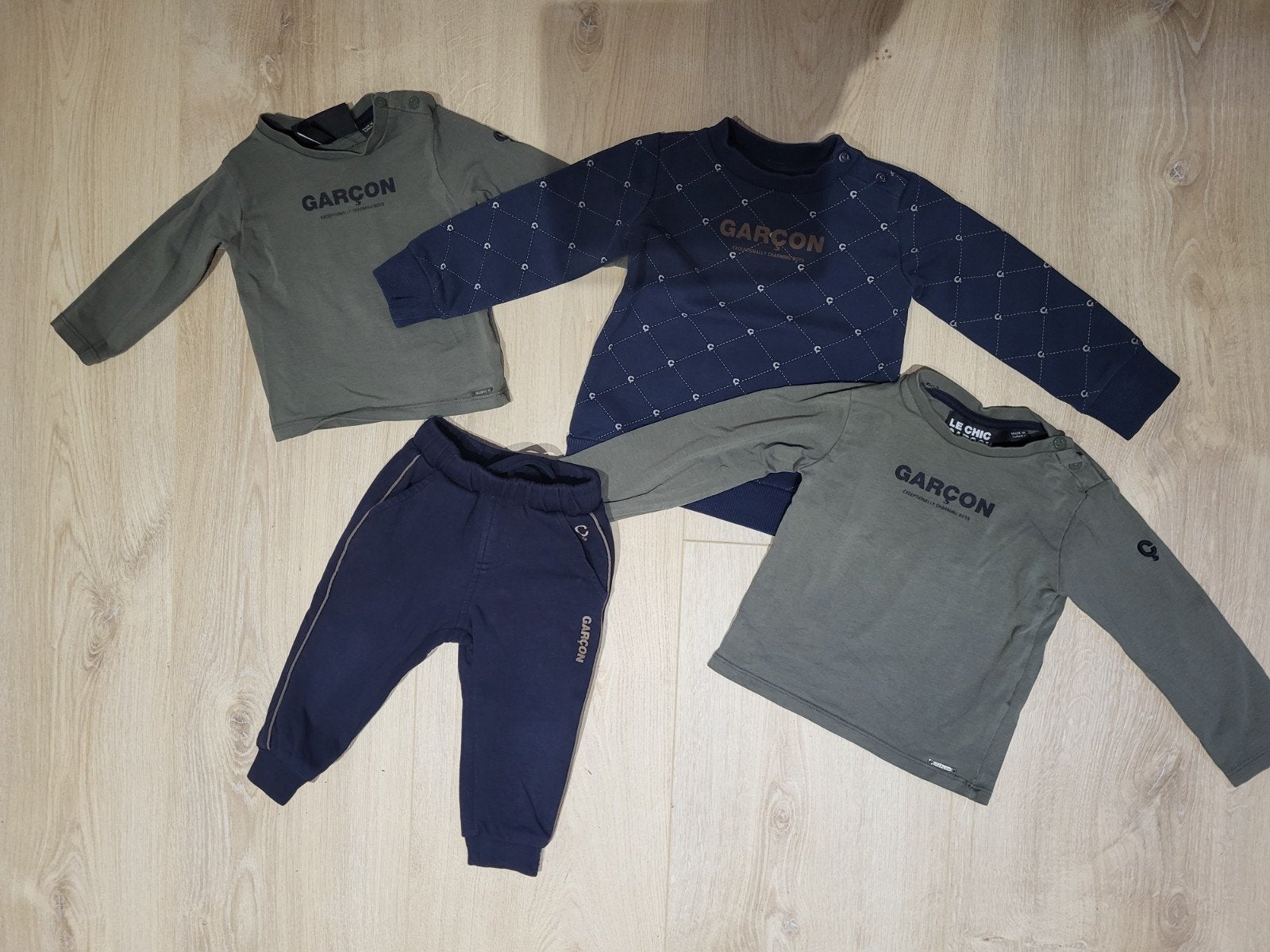 Le Chic Garçon kleding set maat 74/80, Ophalen of Verzenden, Zo goed als nieuw, Setje, Le Chic Garçon