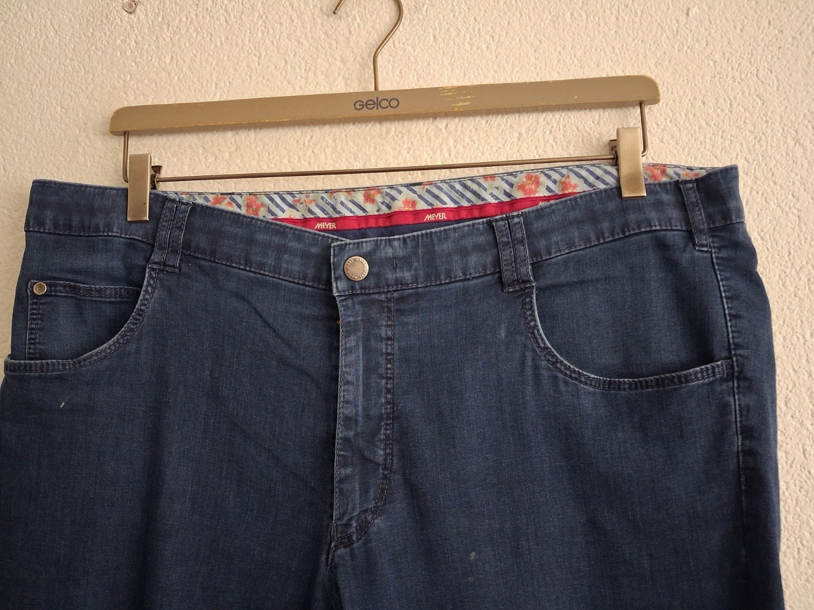 MEYER Dubai Jeans W36 - W38 (confectie 52/54), W36 - W38 (confectie 52/54), Blauw, Ophalen of Verzenden, Zo goed als nieuw