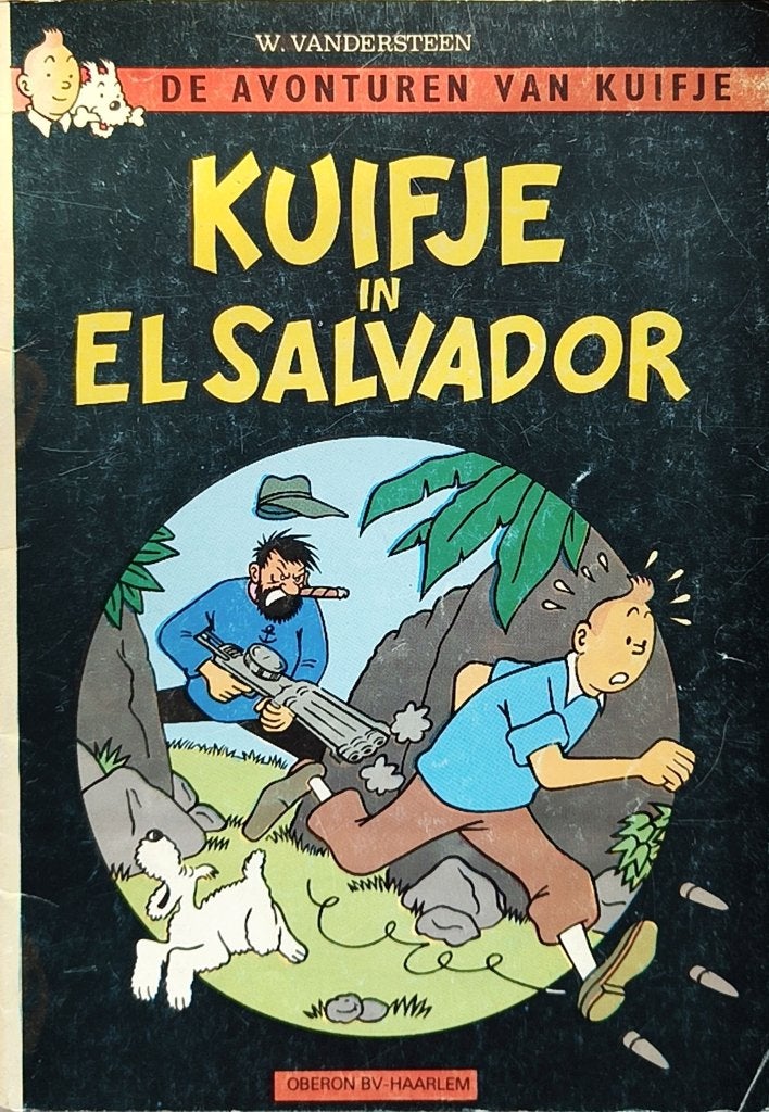Kuifje in El Salvador ILLIGAAL PARAODIE, Ophalen of Verzenden