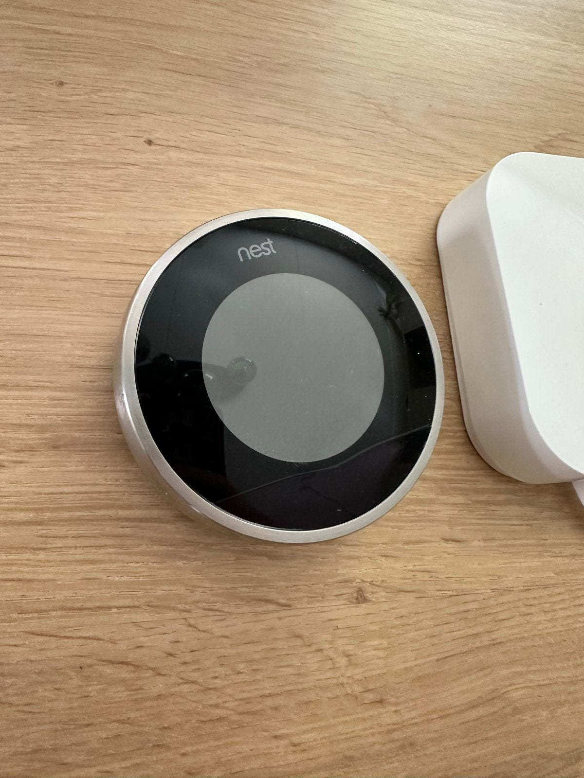 Nest Thermostaat E - 2e generatie, Ophalen of Verzenden, Slimme thermostaat, Gebruikt