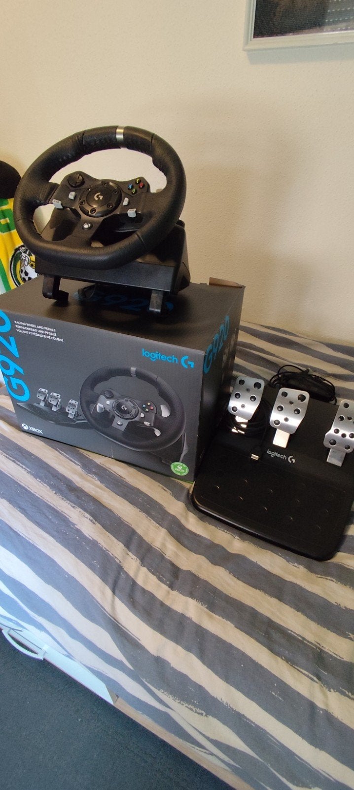 Logitech G920 Xbox Nieuwstaat, Spelcomputers en Games, Ophalen, Zo goed als nieuw, Stuurtje of Sportattribuut, Xbox One