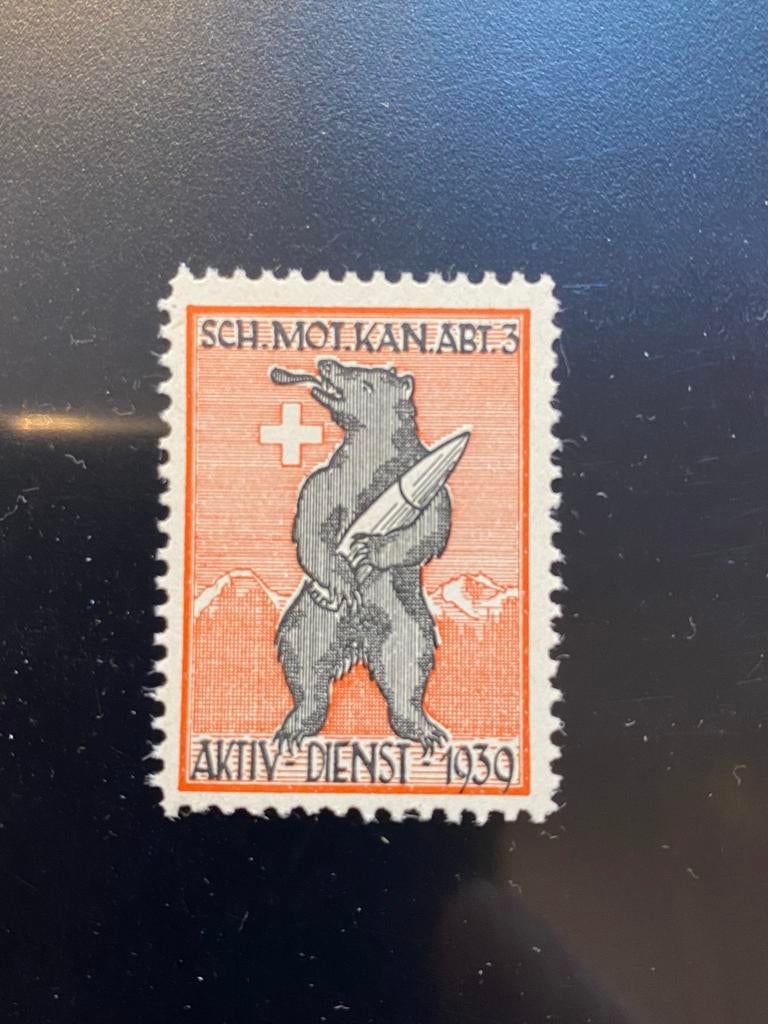 Soldaten marke Zwitserland 1939, Ophalen of Verzenden, Postfris