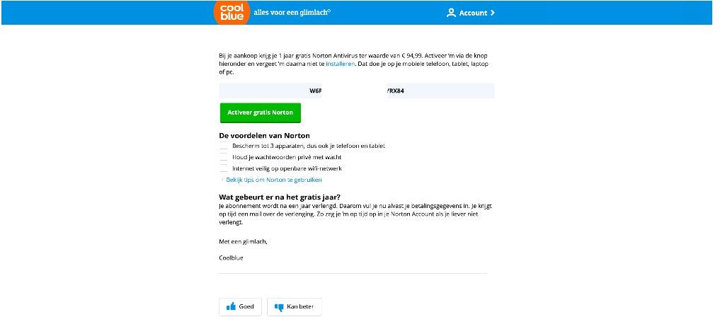 Norton antivirus 1jaar Bescherm tot 3 apparaten waarde€94,99, Ophalen, Nieuw, NORTON