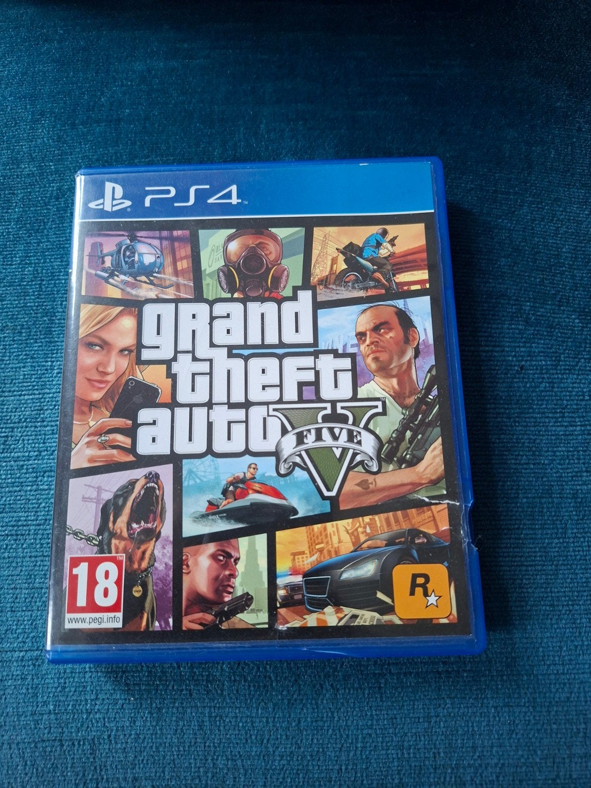 Grand Theft Auto V (GTA 5) PS4 - Inclusief kaart, Spelcomputers en Games, Avontuur en Actie, Online, Gebruikt, Vanaf 18 jaar