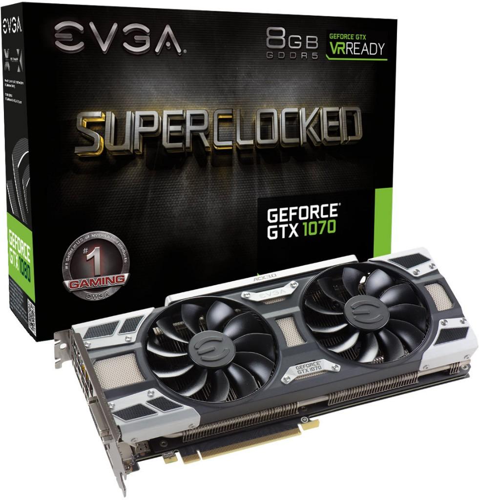 EVGA GeForce GTX 1070 SC GAMING ACX 3.0 8GB GDDR5, Computers en Software, Videokaarten, PCI-Express 3, Gebruikt, Ophalen of Verzenden