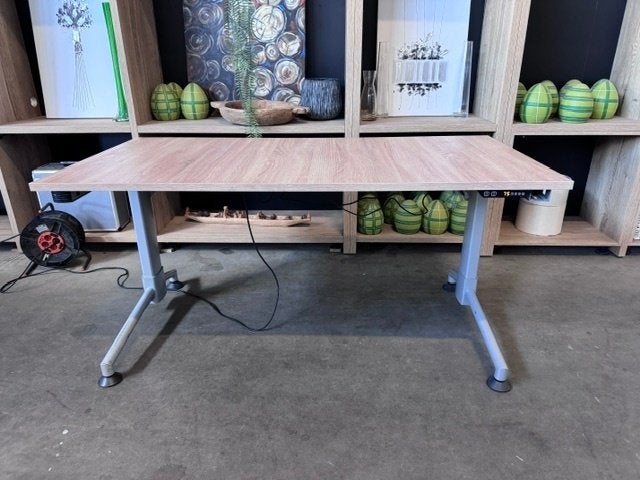 Refurbised -zit sta bureau 160x80xH72-138 cm, 250€/st, 24st, Zit-sta bureau, 160 cm, Metaal, In hoogte verstelbaar