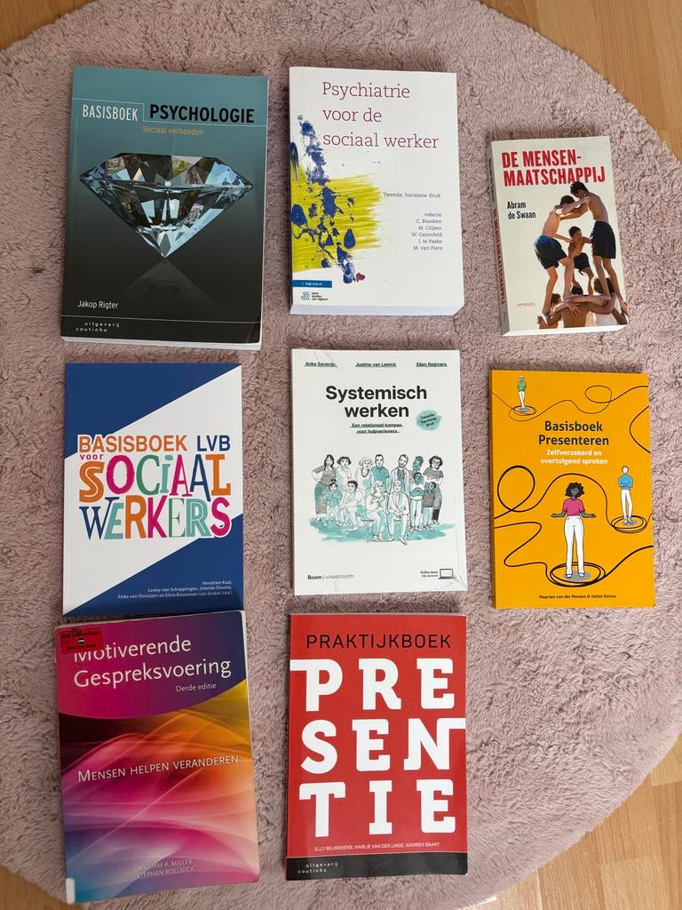 Social Work Boeken Leerjaar 1 - Complete Set, Ophalen of Verzenden, Gamma, Zo goed als nieuw, HBO