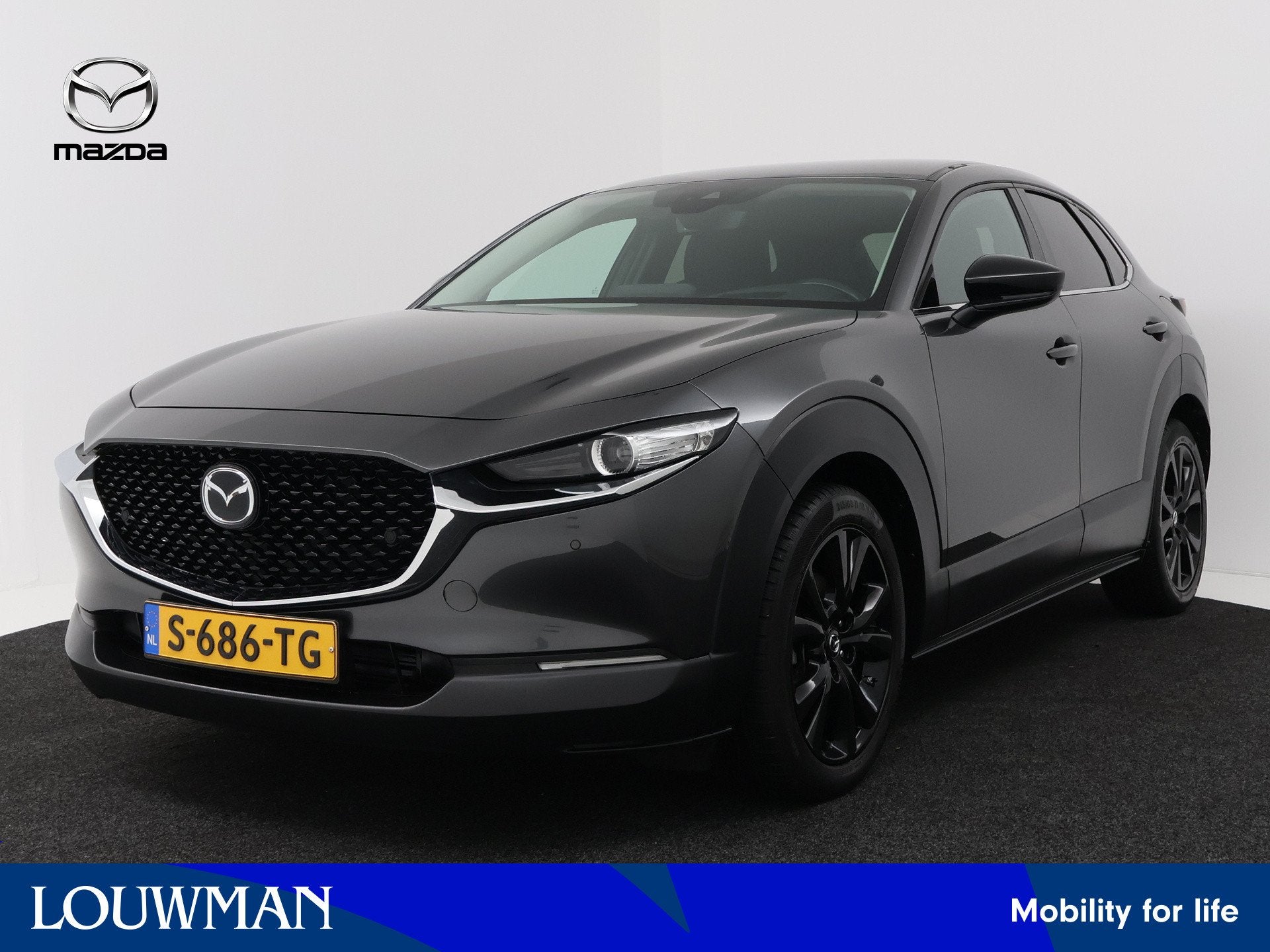 Mazda CX-30 2.0 e-SkyActiv-G M Hybrid Homura | Trekhaak | St, Voorwielaandrijving, Stof, 4 cilinders, 1353 kg