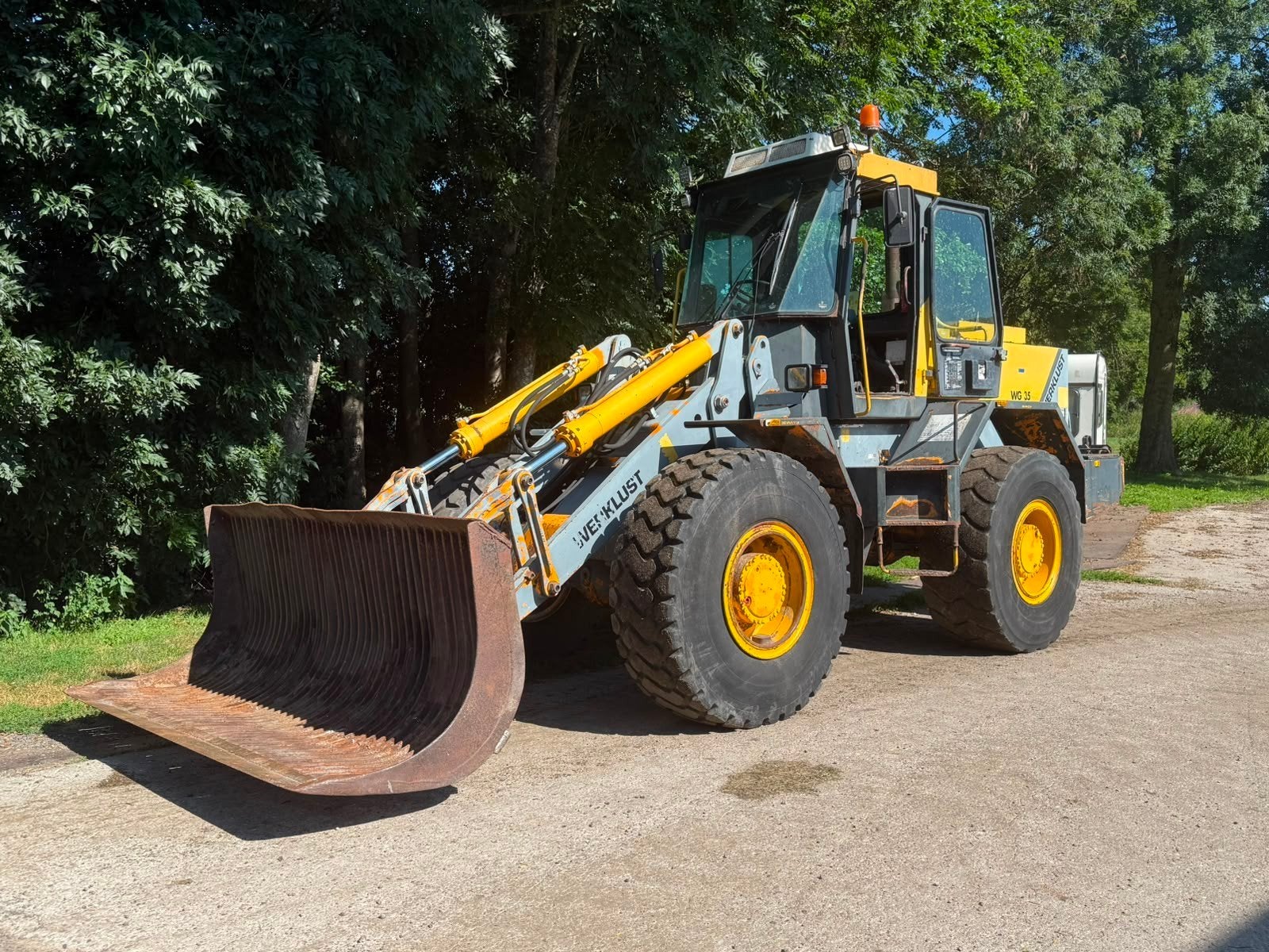 Werklust WG 35 Wiellader, Ophalen, Wiellader of Shovel