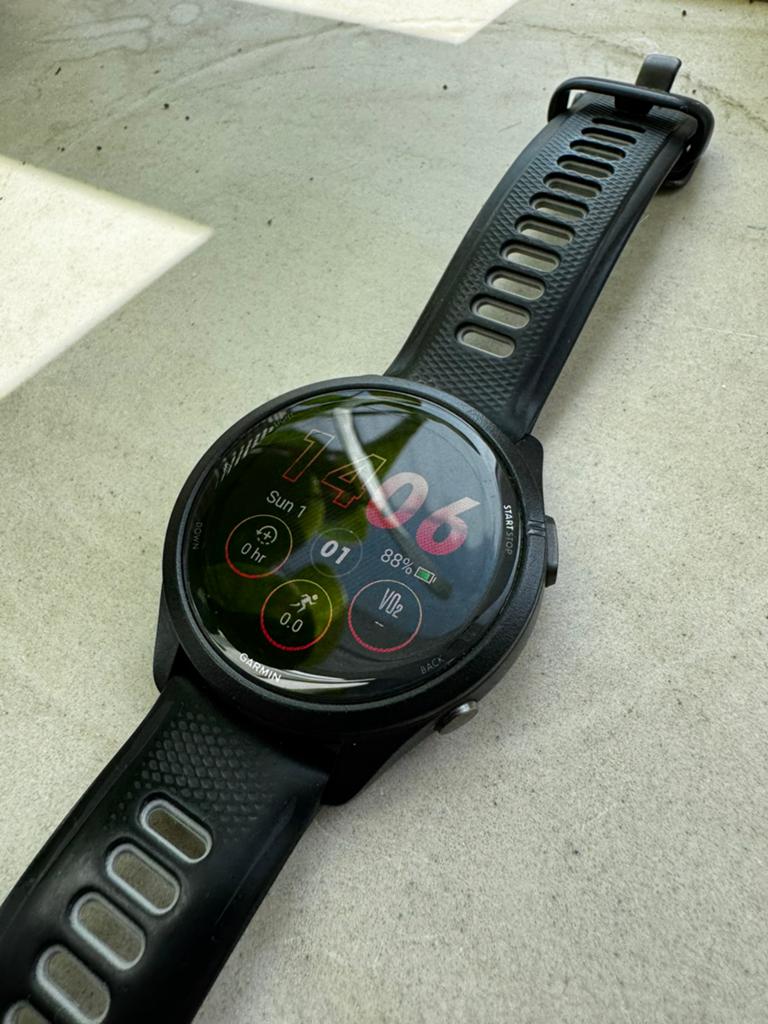 Garmin Forerunner 265, Sieraden, Tassen en Uiterlijk, Sporthorloges, Ophalen of Verzenden, Gebruikt, Zwart