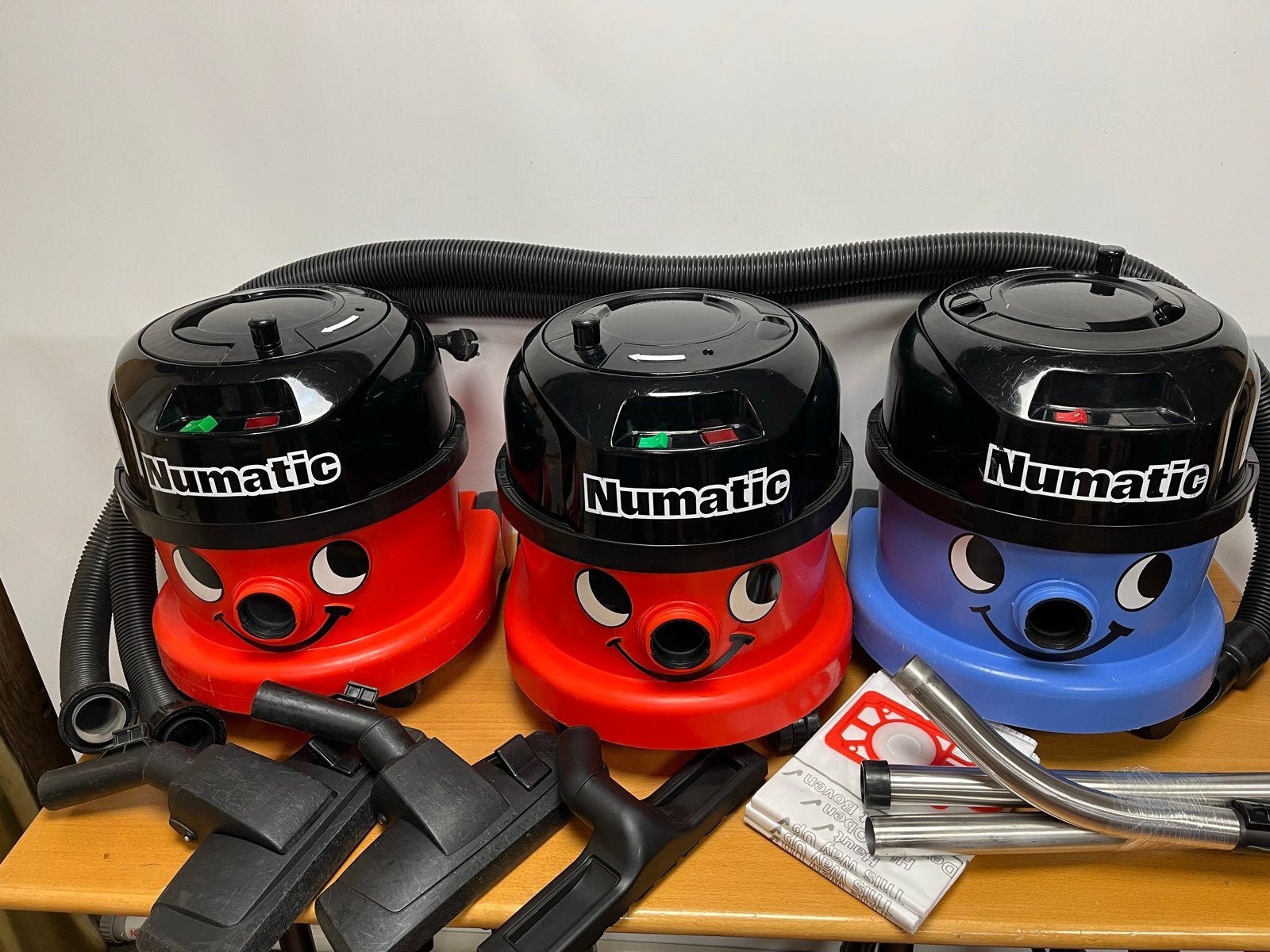 Numatic PPR240-11 Stofzuiger met originele accessoires, Inclusief accessoires, Gebruikt, Numatic, Sledestofzuiger
