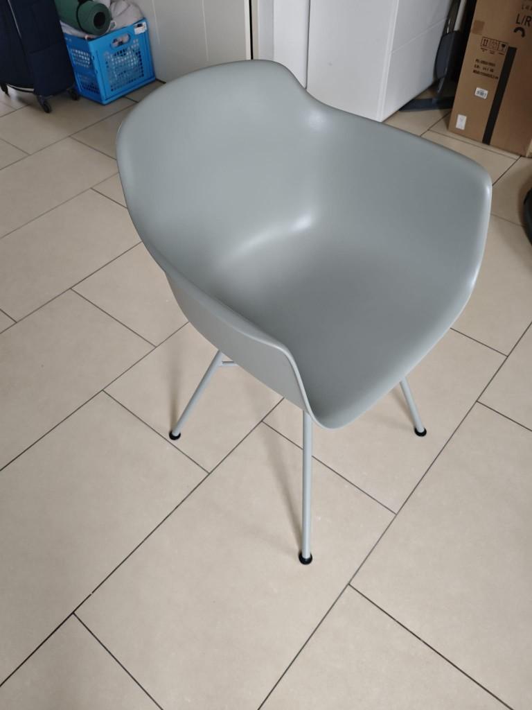 6 Kuip stoelen, Huis en Inrichting, Stoelen, Ophalen, Gebruikt, Grijs, Kuipvormig