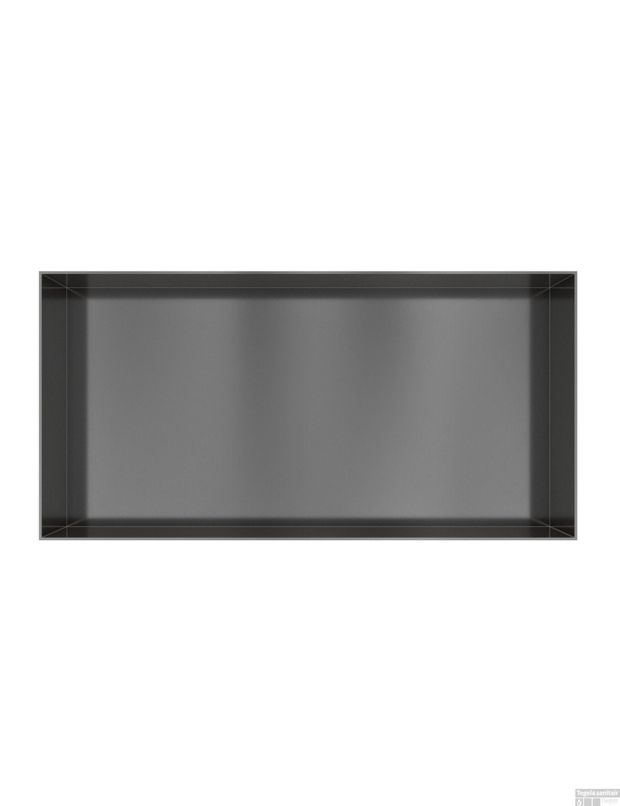 Hotbath &MORE Inbouwnis 30x60x10cm Geborsteld Gunmetal PVD, Ophalen of Verzenden, Nieuw