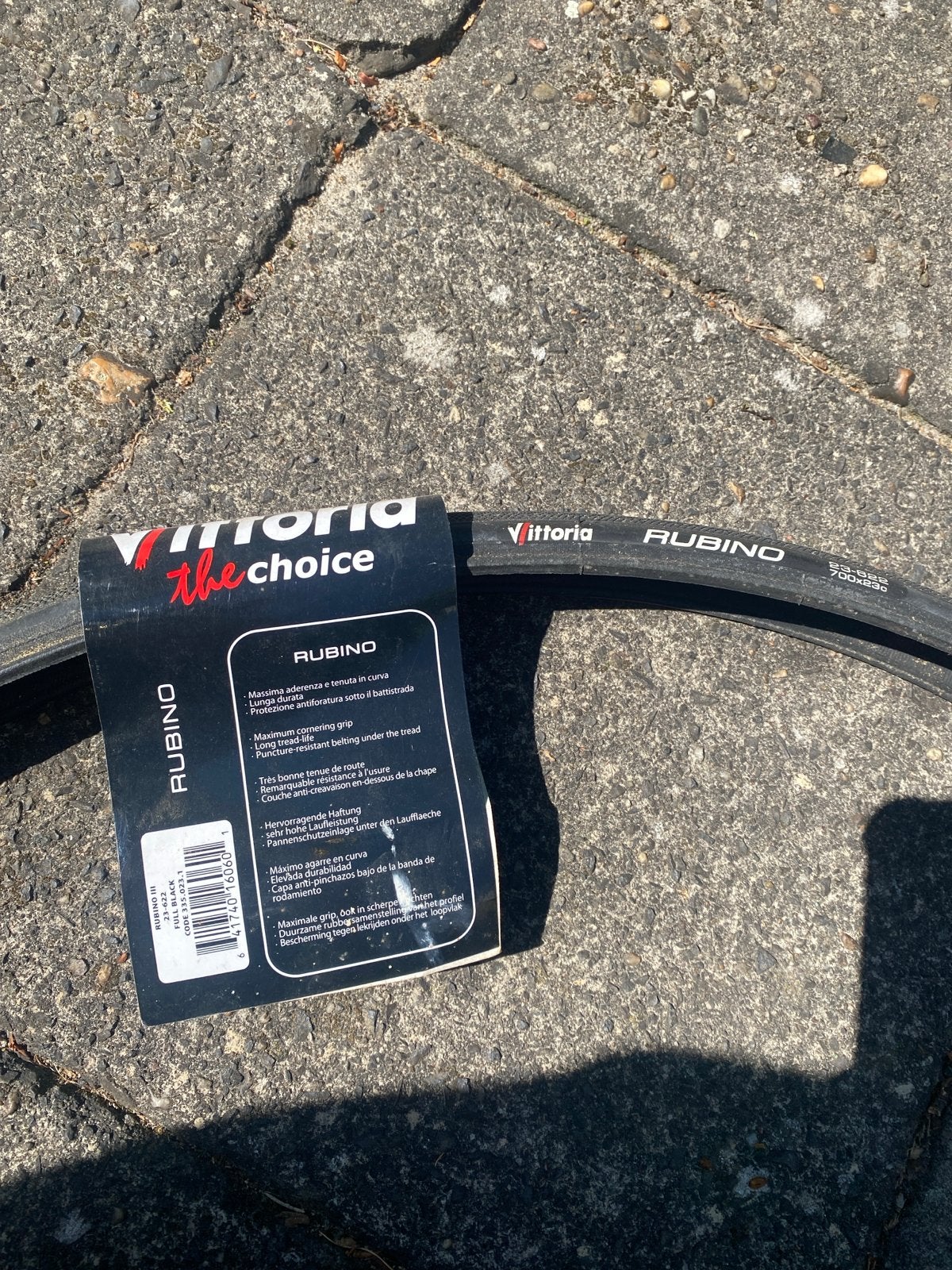 Vittoria Rubino Racefiets Band 23-622 / 700x23c Nieuw, Fietsen en Brommers, Ophalen, Band, Nieuw, Rubber