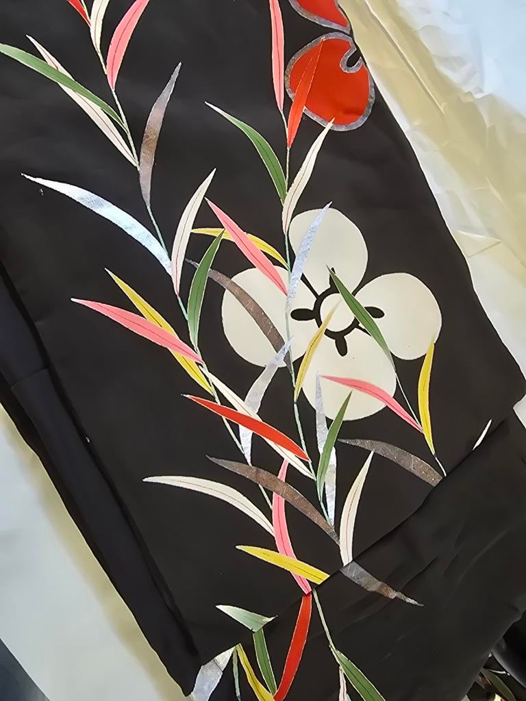 Nieuwe Kimono met kleurrijke bamboe en bloemenprint, Ophalen of Verzenden, Nieuw