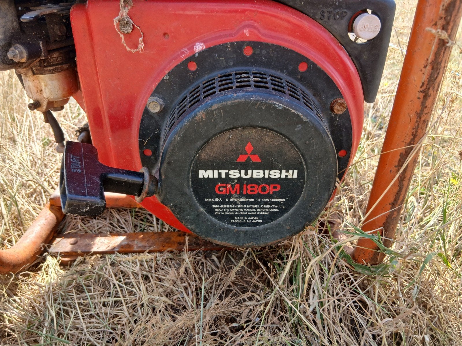 benzine waterpomp, Tuin en Terras, Waterpompen, Ophalen, Gebruikt, Handmatig, Beregeningspomp