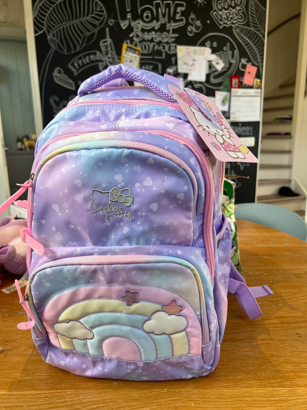Hello Kitty Rugzak - Regenboog & Glitter - Nieuw!, Fietsen en Brommers, Ophalen, Nieuw