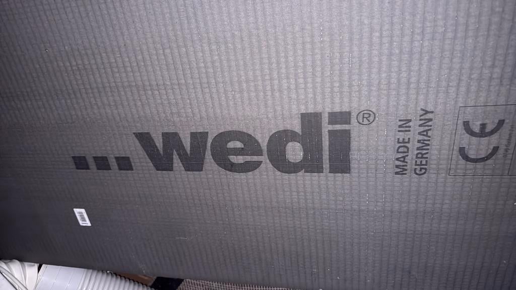 Wedi plaat 1 over, Doe-het-zelf en Verbouw, Platen en Panelen, Ophalen, Nieuw, HPL, Minder dan 20 mm
