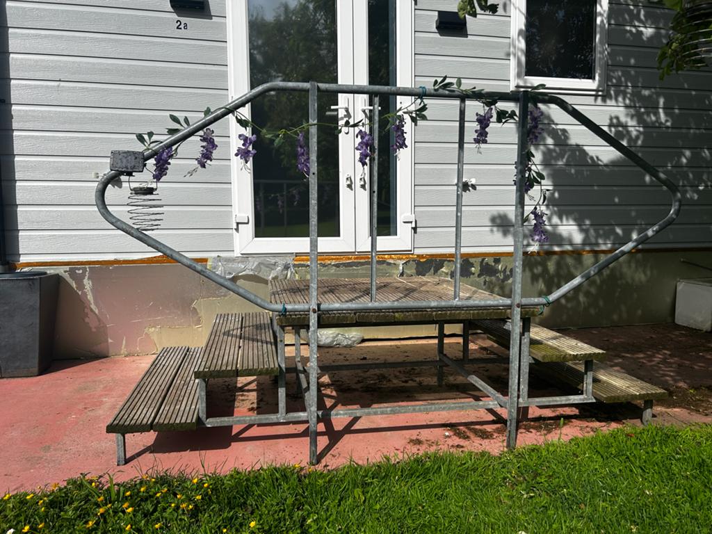Mooie trap voor een stacaravan, chalet, caravan, Ophalen of Verzenden