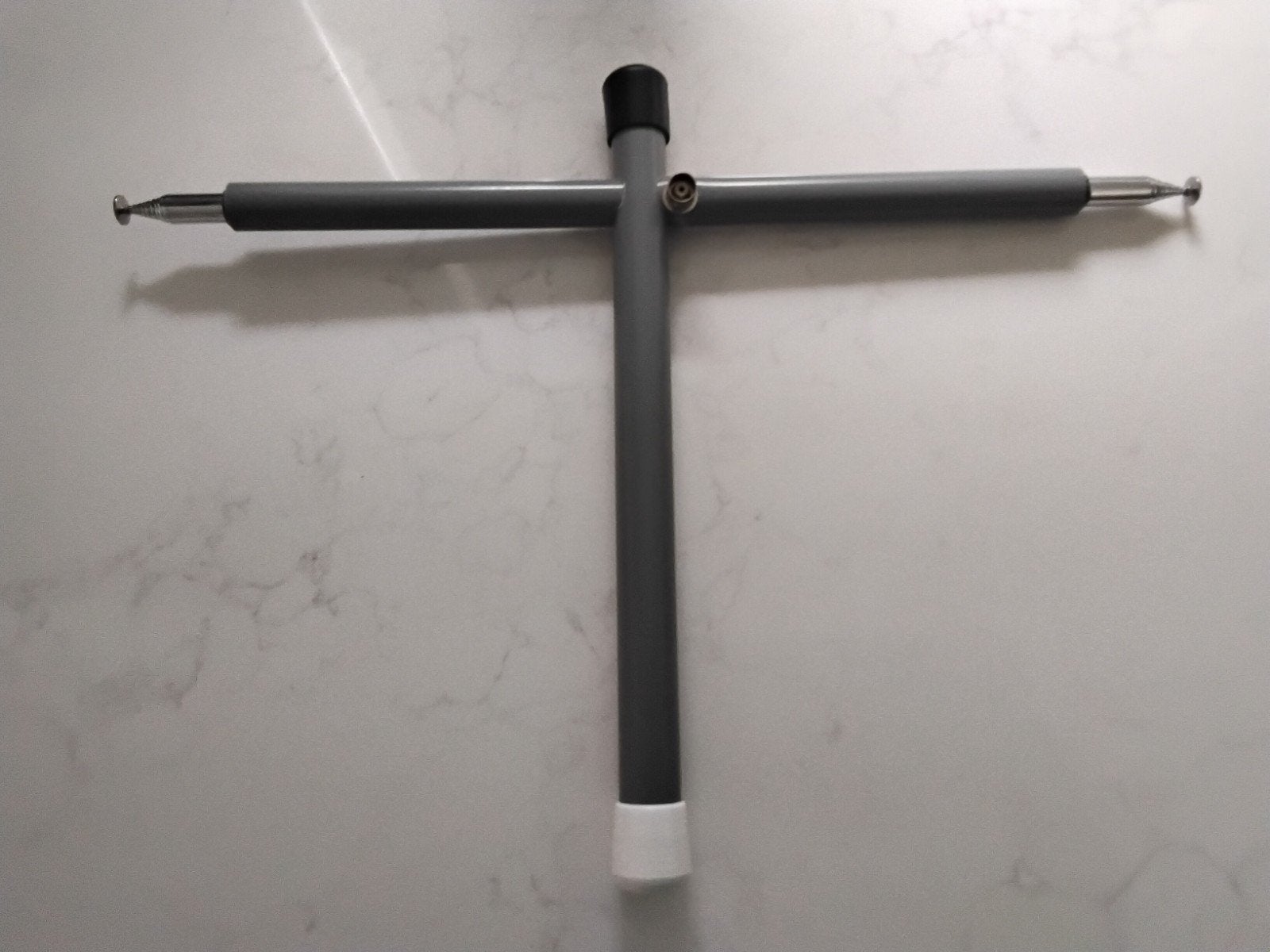 Telescopische Dipool Antenne max. 2.80m, Telecommunicatie, Ophalen of Verzenden, Nieuw, Antenne
