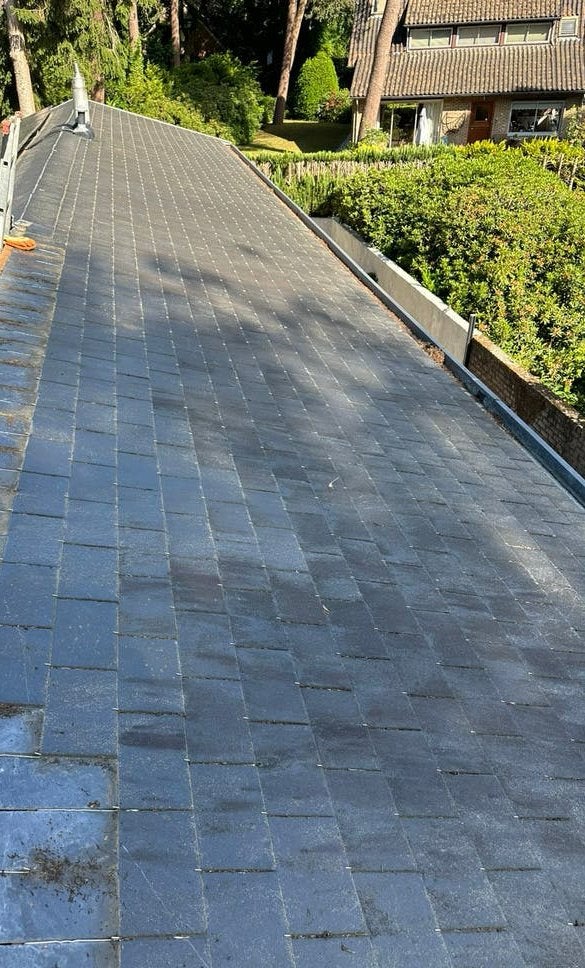 Natuursteen leien 75m2 zo goed als nieuw, Ophalen, Overige typen, Zo goed als nieuw, 15 m² of meer