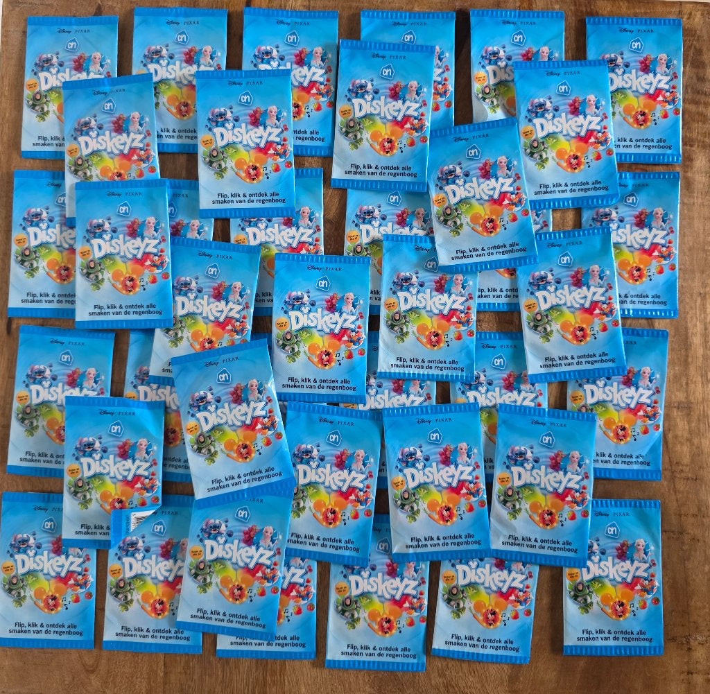 AH / Albert Heijn ○ 40 ongeopende Disney Diskeyz, Ophalen of Verzenden, Overige figuren, Nieuw, Overige typen