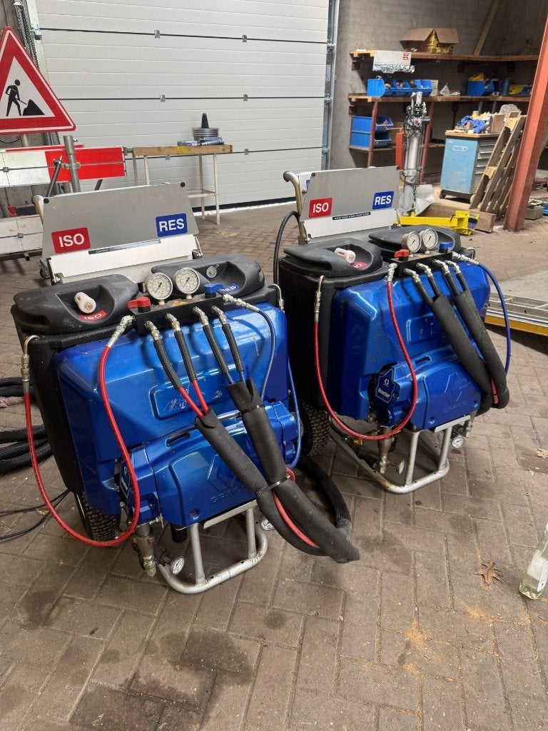 2 x Graco E10-HP spuitmachine, Ophalen, Gebruikt