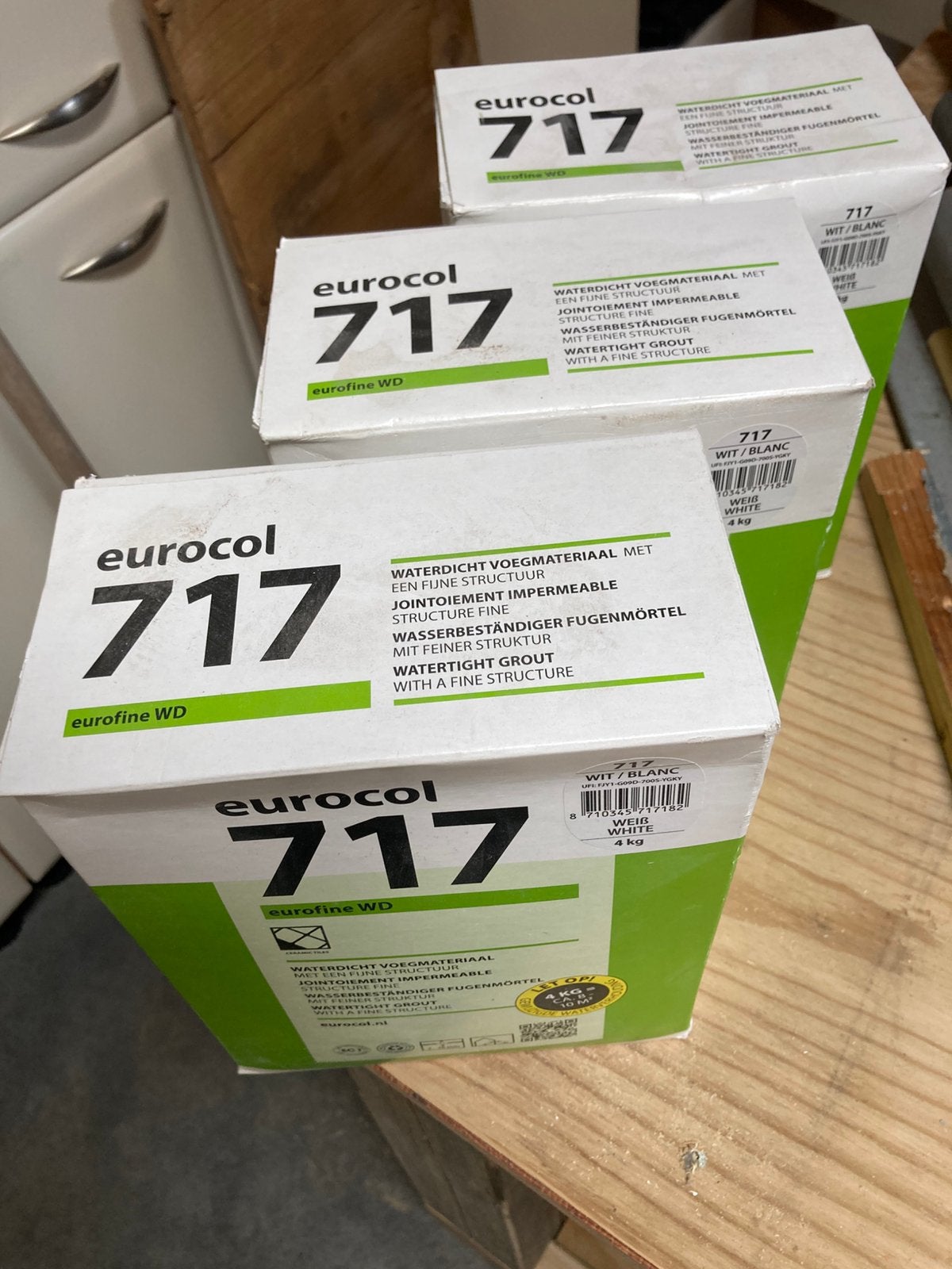 Eurocal 717 voegmortel wit, Doe-het-zelf en Verbouw, Tegels, Ophalen, Overige materialen, Overige typen, Minder dan 20 cm