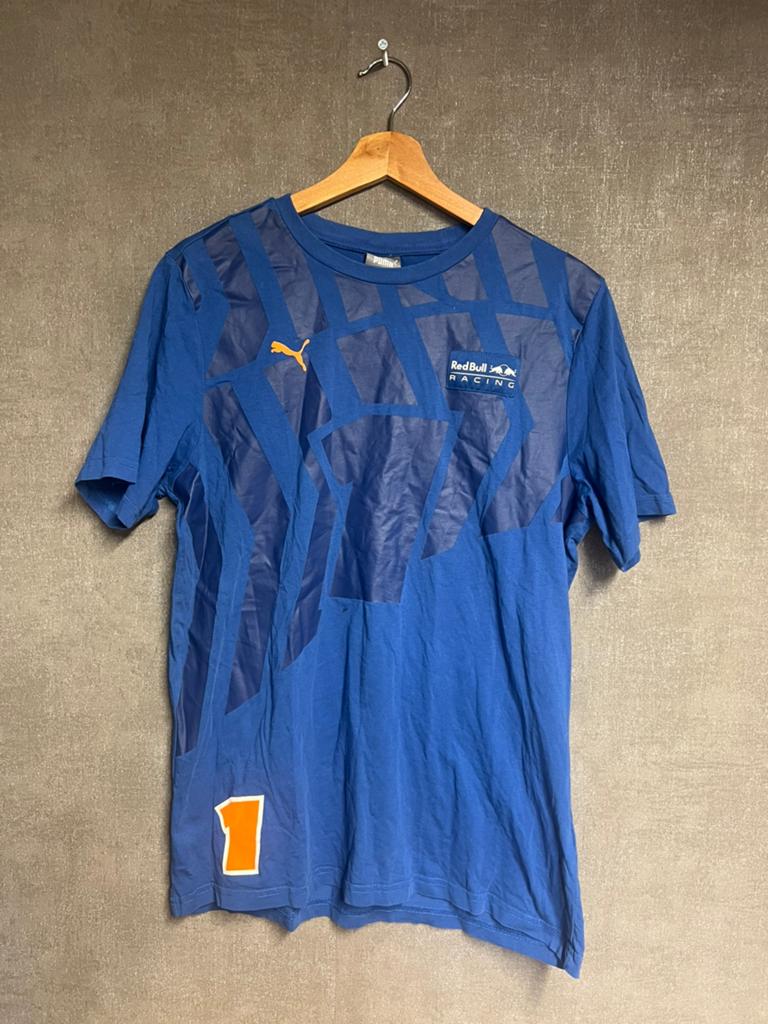 Puma Red Bull Racing T-shirt, Ophalen of Verzenden, Zo goed als nieuw, Maat 48/50 (M), Blauw