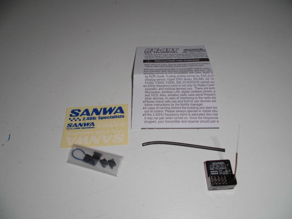 SANWA RX-49T ONTVANGER, Elektro, Ophalen of Verzenden, Zo goed als nieuw, Schaal 1:10