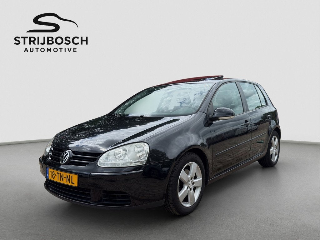 Volkswagen Golf 5-Deurs 2.0 TDI Sportline | Schuifdak | Clim, Voorwielaandrijving, Stof, Gebruikt, Zwart