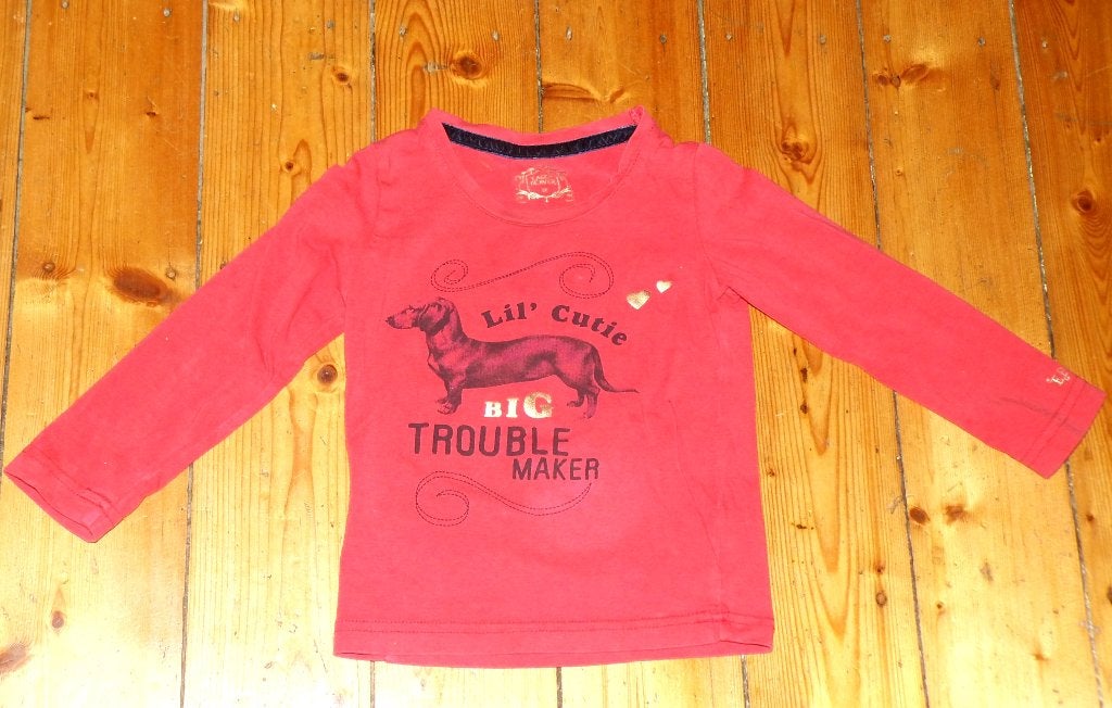 leuke Eager Beaver longsleeve maat 92 - 98, Meisje, Eager Beaver, Ophalen of Verzenden, Zo goed als nieuw