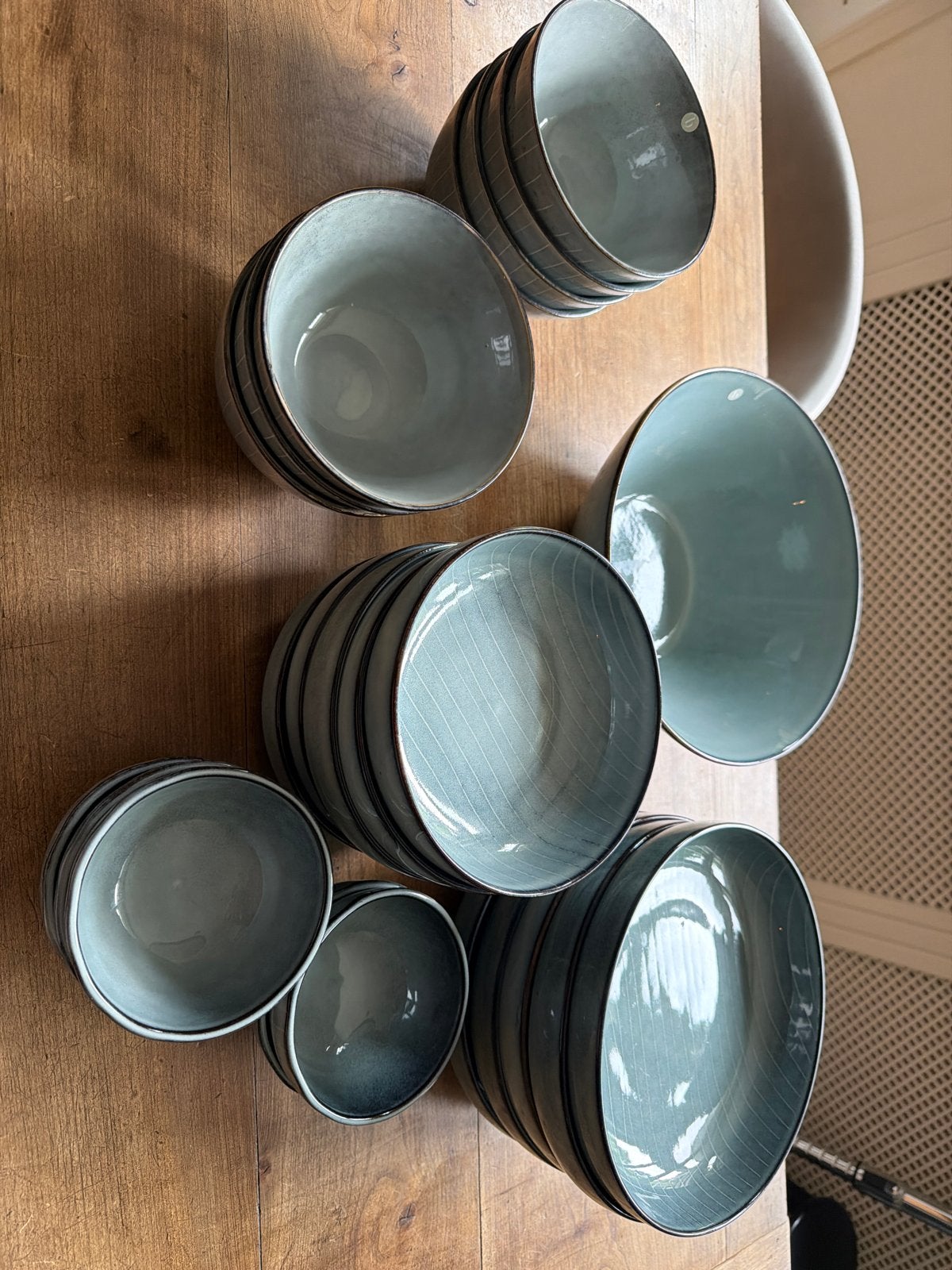 Broste nordic sea servies in blauw/grijs 23 stuks, Huis en Inrichting, Ophalen, Keramiek, Zo goed als nieuw, Modern