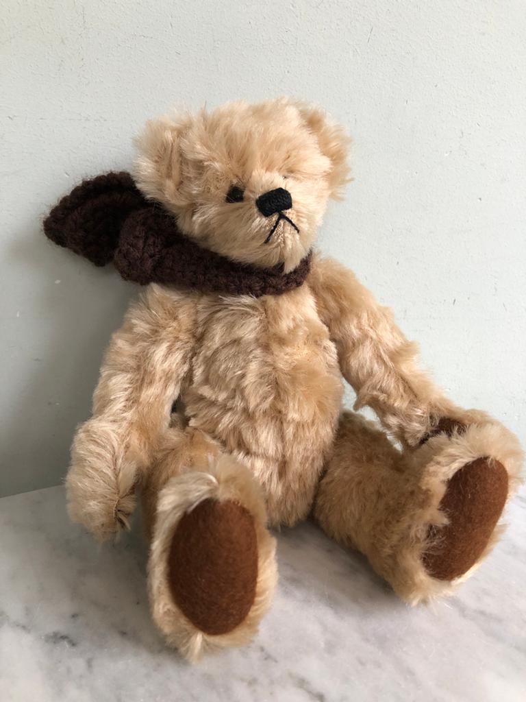 Nieuw Wimblebury beer, Lyn & Steve Philips, mohair, 21 cm., Ophalen of Verzenden, Zo goed als nieuw, Stoffen beer, Overige merken