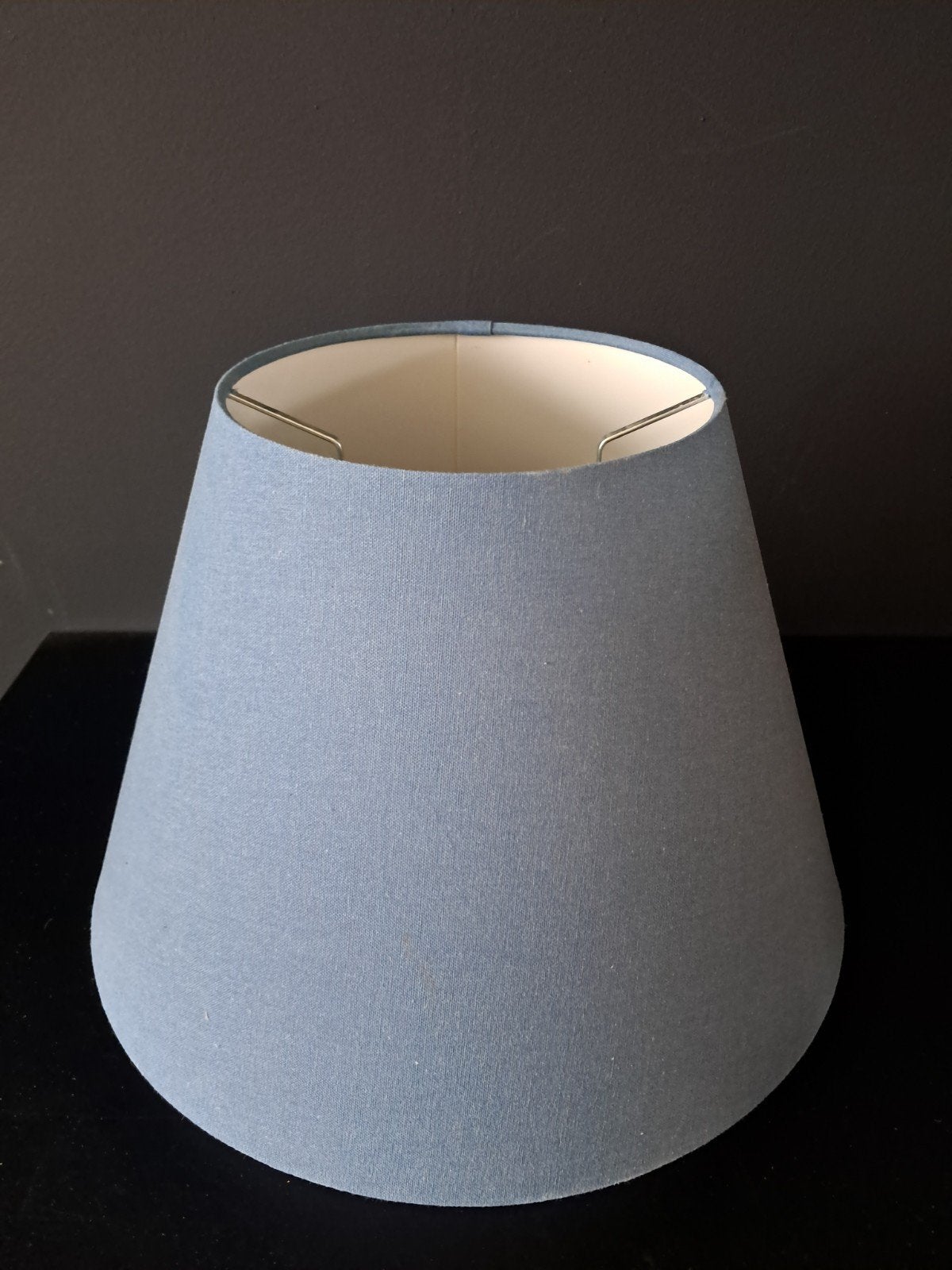 Lampenkap blauw, afmeting: zie foto's, Ophalen, Blauw, 32 cm, Rond