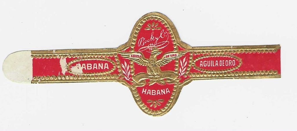 klassiek 3-  149   bock sigarenbanden, Ophalen of Verzenden, Zo goed als nieuw, Sigarenbandjes