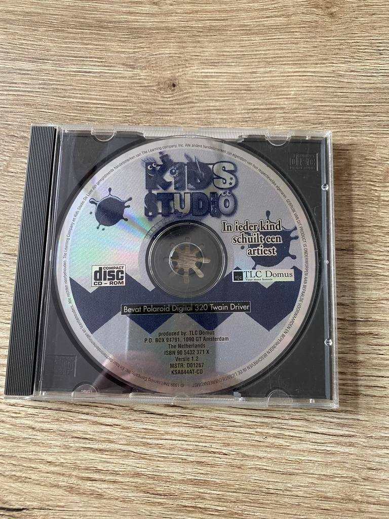 Kids Studio – Ieder kind schuilt een artiest PC CD-ROM, Spelcomputers en Games, Games | Pc, Puzzel en Educatief, Gebruikt, 1 speler
