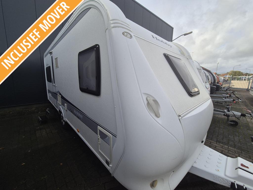 Hobby Excellent 540 UFE 2012 Mover, voortent 17500,-, Rondzit, Hobby, Particulier, Schokbreker