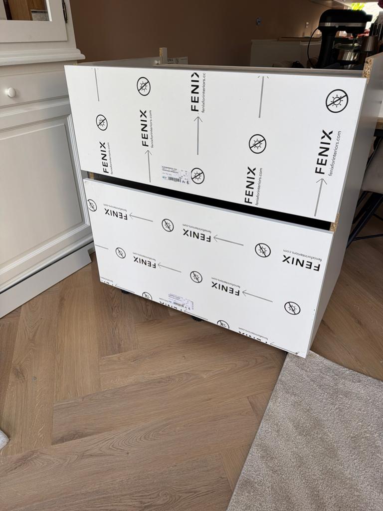 NEXT125 keukenonderdelen met ATAG kookplaat en FRANKE wasbak, Ophalen, Gebruikt, Overige materialen, Overige typen